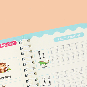 Personalizzato 4 pz/set scanalato bambini disegno magico a mano affondato penna <span class=keywords><strong>di</strong></span> controllo pratica copia libro <span class=keywords><strong>di</strong></span> allenamento con riutilizzabile per i bambini - Product Image 5