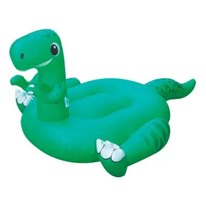 giant dinosaur lake inflatable pool float ride-on animal