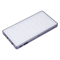 TC-158RGB.W NiceFoto 10W Lumière vidéo LED RVB avec batterie rechargeable intégrée, éclairage d'appoint pour caméra vidéo