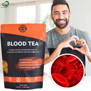 Tisane nettoyante pour le sang biologique avec marque privée hypotension graisse sachets indépendants