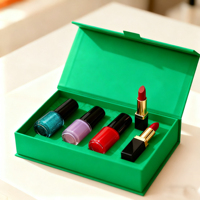Boîtes à cosmétiques magnétiques de luxe emballage bouteille en carton vide de soin des ongles de gel pour le maquillage de vernis à ongles éponge de crème de beauté pour le visage