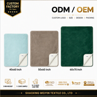 Fabrieksgroothandel op maat gemaakte logo waterdichte huisdierdekens, wasbare zachte fleece honden dekens voor reizen, hotels, onderdak en promotionele doeleinden