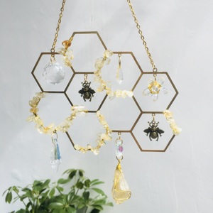 Đồ Trang Trí Mặt Dây Chuyền Vườn Cây Sự Sống Dệt Thủ Công Tổ Ong Chính Hãng - Product Image 1