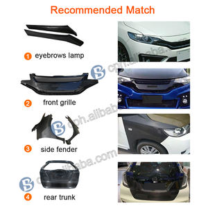 Accesorios laterales para automóviles Guardabarros de fibra de carbono lateral delantero estilo OEM para Honda Fit GK5 <span class=keywords><strong>Jazz</strong></span> 2014-2018 - Product Image 2