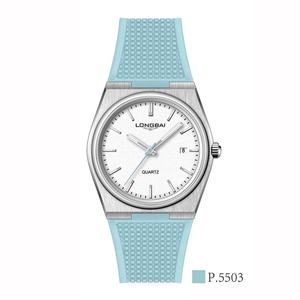 Montre Homme Quartz 2026 Nouveauté Vente Chaude Boîtier en Alliage de Haute Qualité Cadran 40mm Verre Luminescent Date Luxe Étanche Bracelet en Silicone - Product Image 6