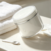 Pots à crème de grande capacité de 200 ml avec col de 89 mm, contenants cosmétiques vides de 200 g pour le remplissage de lotion corporelle