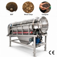Tamiseur rotatif à tambour de petite taille DZJX pour le criblage du sol et des mélanges de potage des pépinières de fleurs – Cribleuse à tambour efficace