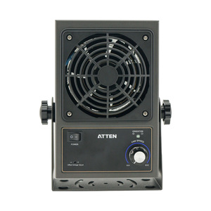 เครื่องเป่าลมแบบตั้งโต๊ะ Atten รุ่น St-1015 กำจัดไฟฟ้าสถิต 220V พัดลมป้องกันไฟฟ้าสถิตสำหรับอุตสาหกรรม เสียงเบา ผลิตจากสแตนเลส - Product Image 4