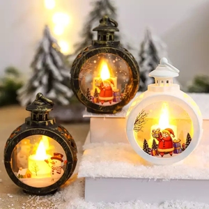 Ornamento Luminoso Natalizio Decorazione Buon Natale per Casa <span class=keywords><strong>Natal</strong></span> Navidad Ornamenti di Natale <span class=keywords><strong>Regalo</strong></span> di Natale Capodanno 2025 - Product Image 2