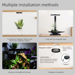 Lámpara de Cultivo para Plantas de Interior Weekaqua <span class=keywords><strong>Mag</strong></span> Nano Terrarium Light USB, Lámpara LED Inteligente de Espectro Completo para Acuarios, en Oferta - Product Image 6