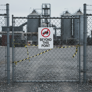 Panneau d'interdiction de circulation de camions - Panneau d'avertissement en aluminium métallique au-delà de ce point, résistant aux intempéries pour <span class=keywords><strong>chantier</strong></span> de construction et communauté sécurisée - Product Image 6