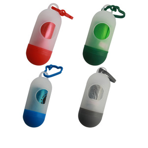 Distributeur de sacs à déjections pour animaux de compagnie en plastique transparent, portable et écologique, pour le nettoyage en extérieur, fournitures pour chiens et chats - Product Image 4
