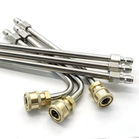 Pistolet à eau haute pression multi-angles, perche d'extension pour le nettoyage, tige d'extension, baguette d'extension pour le nettoyage de la climatisation de voiture