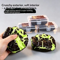 Jouet anti-stress artisanal en forme de macaron, bonbon arc-en-ciel moelleux et croustillant au chocolat, le plus vendu
