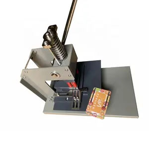 Quick cutting square, round lights and other shapes of metal plate and PVC card punch press/Hole Punch Machine