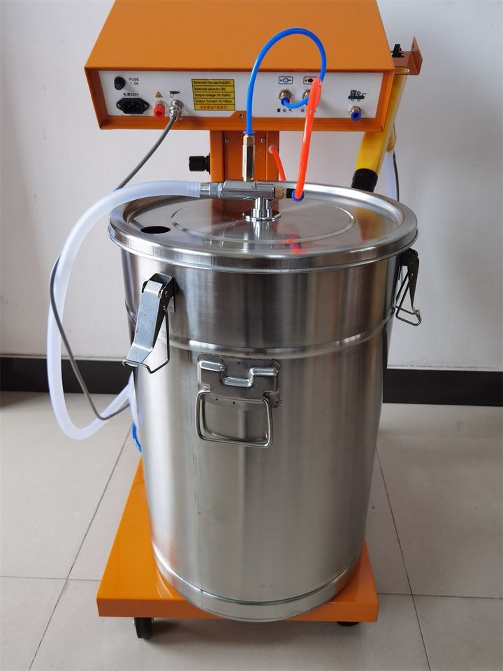 Manual Electrostatic Powder Coating Spray Gun and Machine with PLC ...