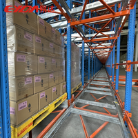 Estantería de Almacenamiento Automatizada de Alto Volumen para Almacenes, con Rampa de Carga Ajustable de Acero y Hierro para Entrepisos