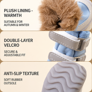 Nouvelles Chaussures d'Hiver 2026 <span class=keywords><strong>pour</strong></span> Petits Chiens – Bottines Chaudes Antidérapantes à Semelle Souple <span class=keywords><strong>pour</strong></span> la Protection des Pattes lors des Promenades Quotidiennes en Extérieur - Product Image 3