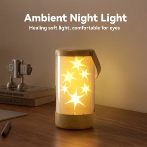 Bedroom Creative Rechargeable Star Night Light Portable Bedside <strong>Lantern</strong> Compact Ambient <strong>Table</strong> <strong>Lamp</strong> - Product Image 3