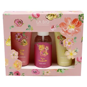 Wholesale Bath And Beauty Shower Gel Body Lotion body mist in a gift set