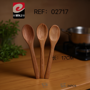 Wooden Spoon 17Cm Set Of 3 For Cooking And Serving - Product Image 3