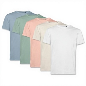 T-shirt uni vintage pour homme PinkTex en coton biologique blanc/sable/rose pastel/vert sauge/bleu pastel XXL - Product Image 3