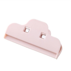 Food Bag Sealing <b>Clips</b> Plastic Reusable For Snack Storage Pink Off White Gray - Product Image 5
