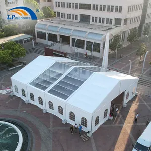 Heat insulation inflatable PVC roof waterproof Exhibition tents construction tent for temporary