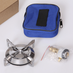 Kustom Mini Travel Camp Portable luar ruangan kelangsungan hidup Ultralight Hiking berkemah kompor Gas - Product Image 2