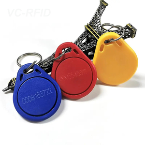 V-thẻ #3 tùy chỉnh ABS RFID Keychain cửa nhập kiểm soát truy cập IC Key tag chuỗi 13.56MHz trống RFID Key Fob - Product Image 6