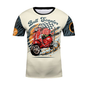 เสื้อยืดแห้งเร็วสำหรับเด็กชายบาสเก็ตบอลยืดสูงแขนสั้นป้องกันผื่นสำหรับ UPF50บาสเก็ตบอลเล่นฟิตเนสยิมสั่งได้ - Product Image 2