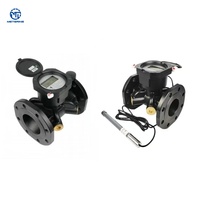 Digital Low Power Plastic Brass Stainless Steel Cast Iron Ultrasonic Water Meter with LCD Display Wide Range Ratio