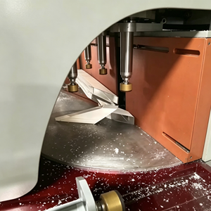 Scie à découper l'aluminium à angle arbitraire à commande servo avec 22,5 °   Cutter de profilés en alliage haute précision à rotation minimale pour la construction - Product Image 4