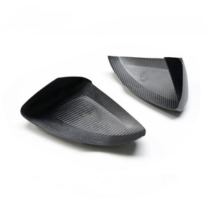 Décoration de couverture de coque de rétroviseur adhésive en fibre de carbone sèche de haute qualité adaptée à Audi A1/pour Volkswagen <span class=keywords><strong>Polo</strong></span> - Product Image 2