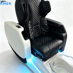 เก้าอี้นวดเท้าสปาหรูหราสไตล์ยุโรปยี่ห้อ KISEN รุ่น High Back สีขาว แบบไม่ต้องใช้น้ำประปา เก้าอี้ทำเล็บแบบพกพา - Product Image 5