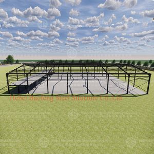 Bâtiment d'entrepôt en structure acier Baofeng 10m x 20m, construction rapide pour centres logistiques - Product Image 2