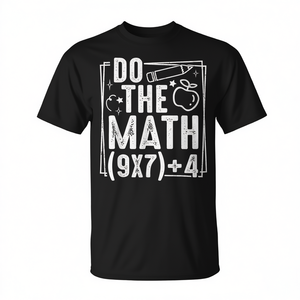 Camiseta Do The Math 67 Meme, camiseta gráfica negra para mujer, talla M - Product Image 2