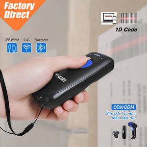 เครื่องสแกนบาร์โค้ดไร้สายแบบพกพาขนาดเล็ก รองรับการเชื่อมต่อ HID/<span class=keywords><strong>SPP</strong></span>/BLE ความจุ 100000 บาร์โค้ด ใช้งานร่วมกับ <span class=keywords><strong>Windows</strong></span>, iOS, Android ได้ - Product Image 1