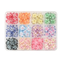 Breloques florales 3D en résine Jelly Color Lily à fond plat pour nail art, fournisseur professionnel DIY Aimeier