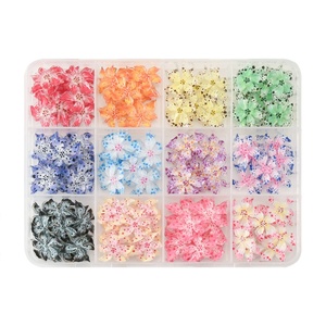 Fleurs en résine 3D à fond plat couleur gelée pour nail art, diamants, vente en gros, décoration d'ongles, fournisseur professionnel DIY - Product Image 6