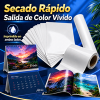 Papier photo A4 180g recto-verso brillant imprimable jet d'encre pour impression photo, vente en gros OEM, en vrac B2B, papier photo recto-verso