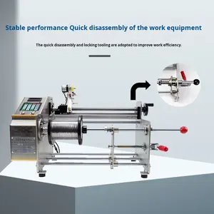 ماكينة أوتوماتيكية بالكامل باستخدام الحاسب الآلي لخط صيد الأسماك وجهاز لف مكونات قلب المحرك المتوازي - Product Image 2