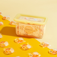 OEM/ODM Dosettes de détergent à lessive 3 en 1 pour le nettoyage ménager Parfum longue durée Capsule en forme de Loutus personnalisée