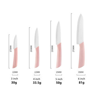 المنزلية مطعم مستقيم حافة السيراميك تقشير سكين المطبخ سكينة فاكهة مجموعة لقطع التكعيب الفواكه اللحوم البطاطا - Product Image 6