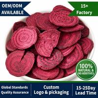 Bieten Bulk OEM Private Label VF Groentechips BRC Gecertificeerd Glutenvrij Natuurlijke Snacks Rode Biet Gedroogd Fruit Gedroogde Groenten