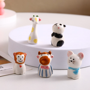 Figuras de Animales de Cerámica con Dirección de Giro, Mini Decoraciones para el Hogar, Regalo - Product Image 3