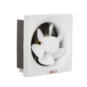 Perfect Quality Whole plastic Wall Window Shutter Ventilating Exhaust Fan For Smokeing Room