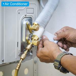ท่อฉนวนยางสีดำความหนาแน่นสูง ฉนวนกันความร้อนสำหรับระบบ HVAC ท่อโฟมสำหรับท่อทองแดงทำความเย็น - Product Image 5