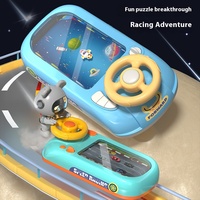 Simulation de jeu de course de bureau éducatif pour enfants avec volant aventure jouet de conduite en plastique