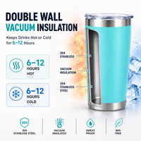 Gobelet isotherme 20oz 30oz en acier inoxydable à double paroi, tasse de voyage, tasse à café, gobelet de voiture personnalisé, vente en gros